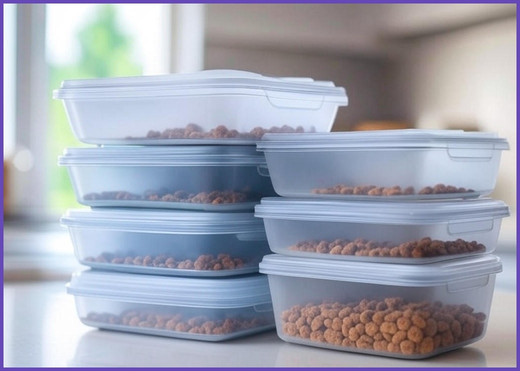 스마트 타이머 식품 보관 용기 3종 세트 BPA 프리 PET 밀폐+물빼기 쌓기 냉장고 정리 신선도 - 이미지 1