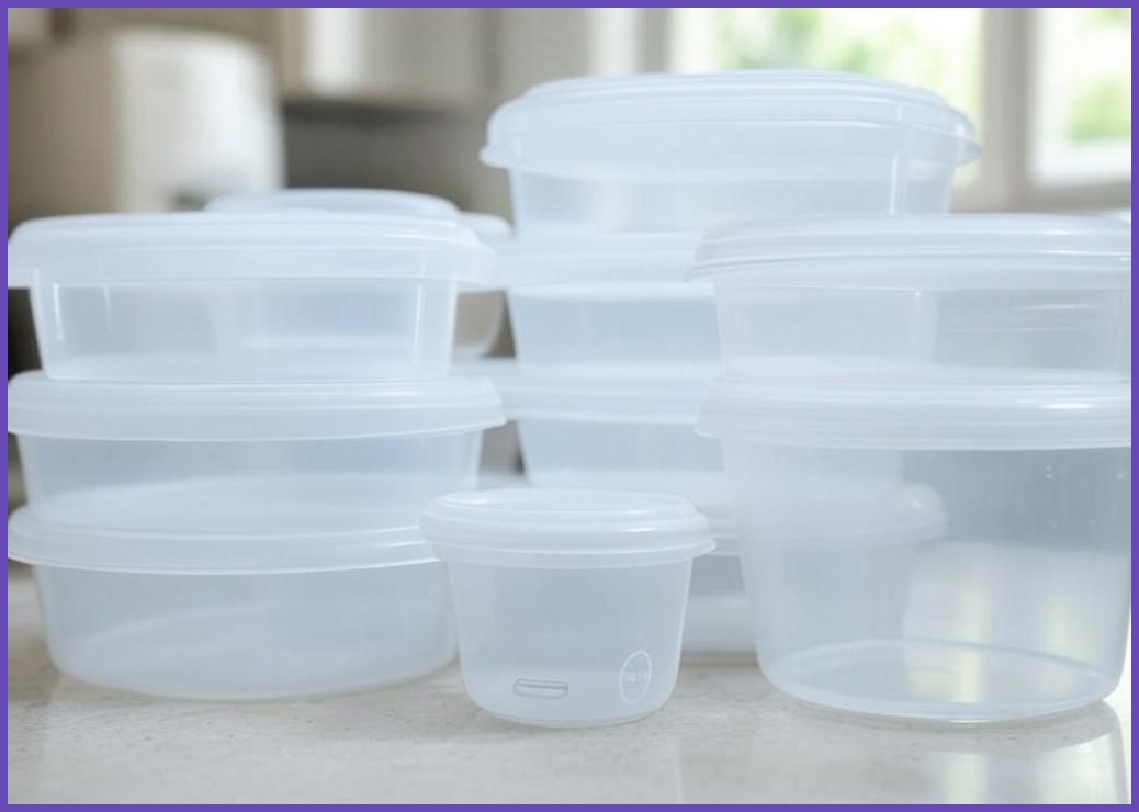 스마트 타이머 식품 보관 용기 3종 세트 BPA 프리 PET 밀폐+물빼기 쌓기 냉장고 정리 신선도 - 이미지 1