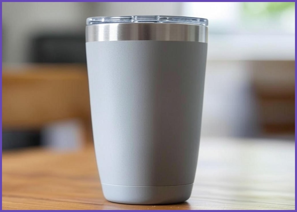 캐리보틀 베이직 보온병 텀블러, 애쉬그레이, 320ml, 1개